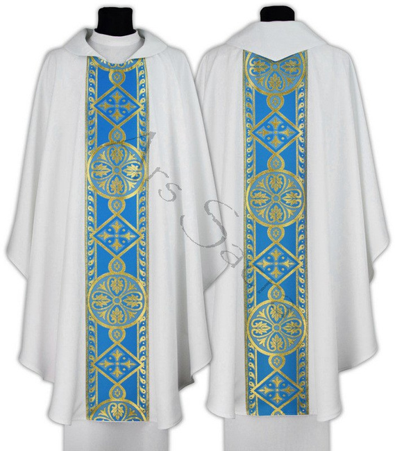 Chasuble gothique mariale  013-BN