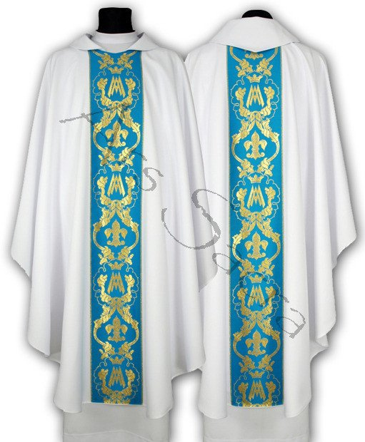 Chasuble gothique mariale  081-N