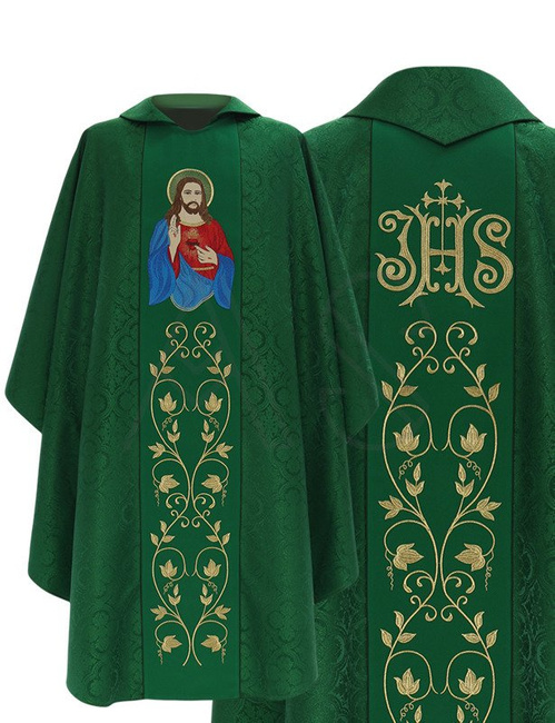 Gothic Chasuble "Heart of Jesus" 732-R25