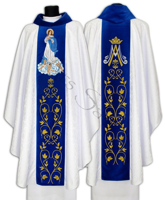 Gothic Chasuble "Our Lady of the Assumption" 411-ABN25g