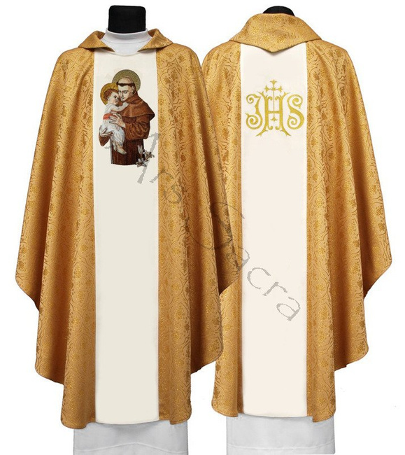 Gothic Chasuble "Saint Anthony of Padua" 416-R25