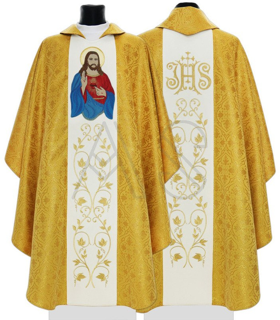 Gothic Chasuble "Heart of Jesus" 732-R25