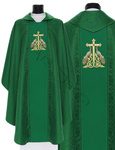 Gothic Chasuble "Peacock Theme" 758-R25